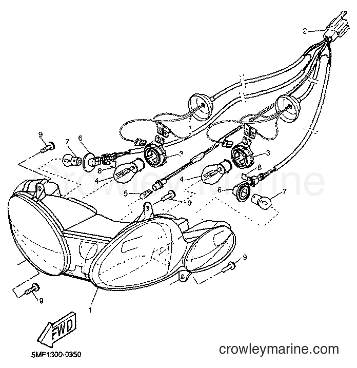 Yamaha Motors XN125 (5MF1) [030] - SCHEINWERFER
