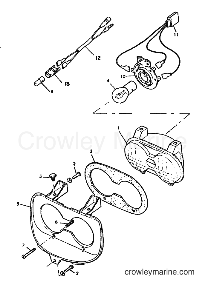 1994 Scooter CW65 - CW65 (4GP2) [999] - FARO DELANTERO