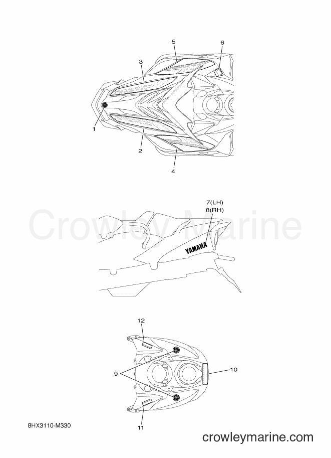 2013 Snowmobile RS10SUV - RS10SUV (8HY3) [020] - EMBLEM