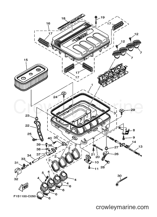 Yamaha Motors JF1000A (6B6A) [03A] - INTAKE