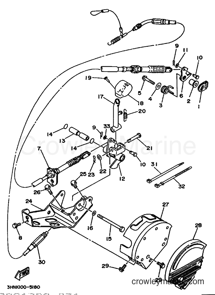 1995 ATV YFM350FW - YFM350FW (3HNK) [999] - SHIFTER