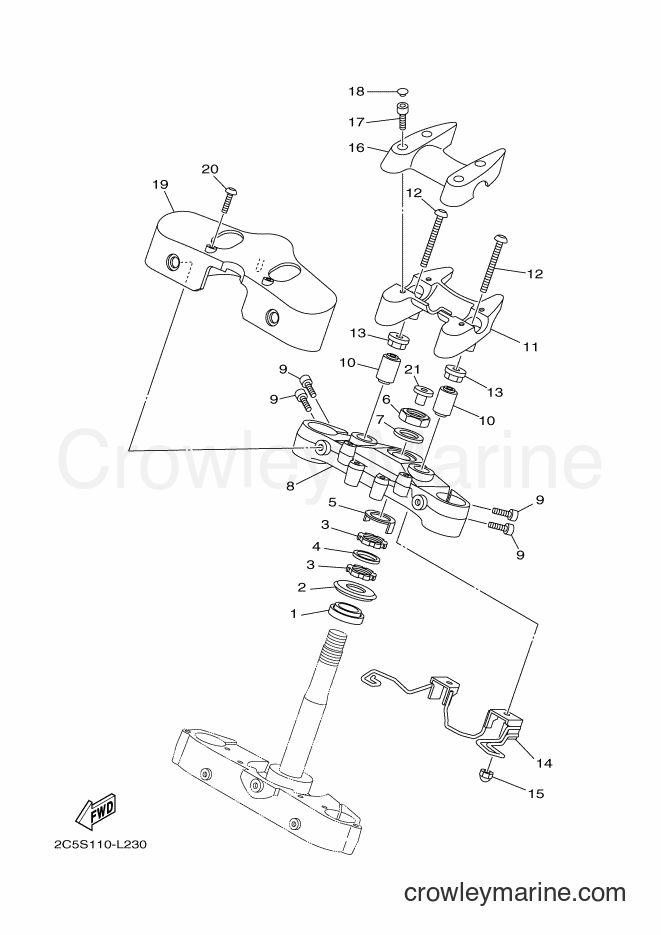Yamaha Motors XV1900CFD (2C5X) [020] - STEERING