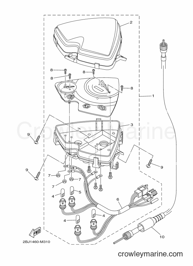 Yamaha Motors AL115FGC (2BJA) [010] - METER