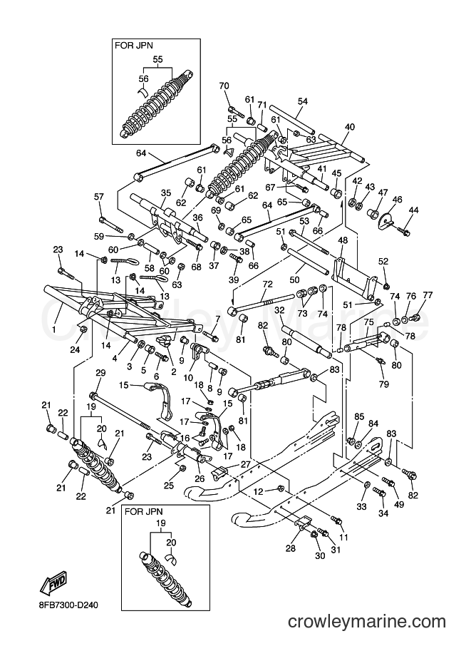 2005 Snowmobile SXV700 - SXV700 (8FB7) [010] - TRACK SUSPENSION 2