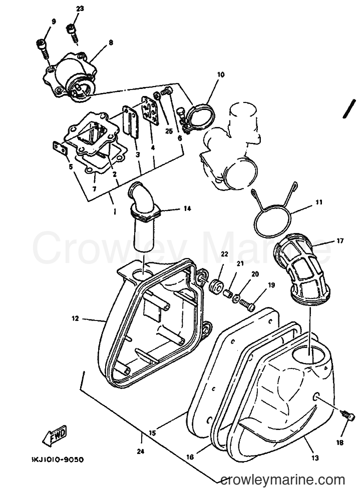1994 Scooter YE50 - YE50 (4FW4) [999] - INTAKE