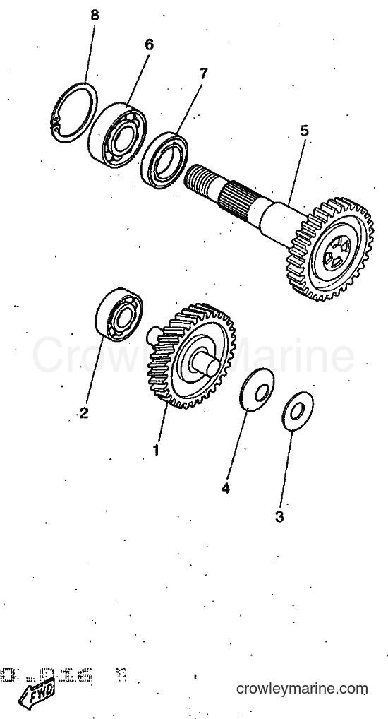 Yamaha Motors YQ50 (5DP1) [999] - TRANSMISSION
