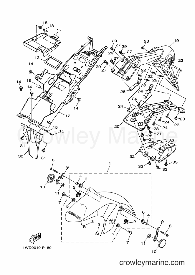 2015 Sport Bike YZF-R25 - YZF-R25 (1WD2) [010] - FENDER
