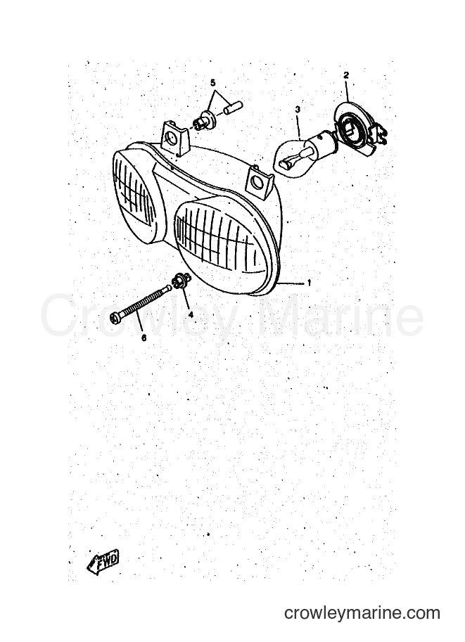 1996 Scooter CW50RSP - CW50RSP (4WS2) [010] - HEADLIGHT