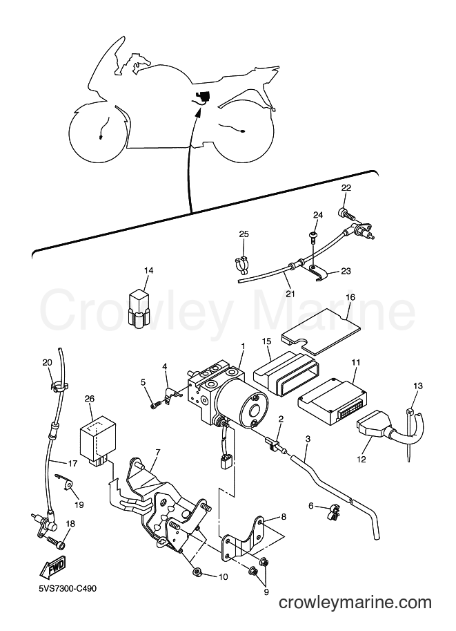 2004 Sport Bike FJR1300A - FJR1300A (5VS7) [030] - ELECTRICAL 3
