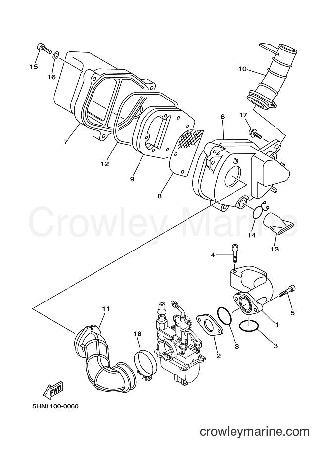 2000 Dirt Bike TTR90 - TTR90 (5HN3) [090] - INTAKE