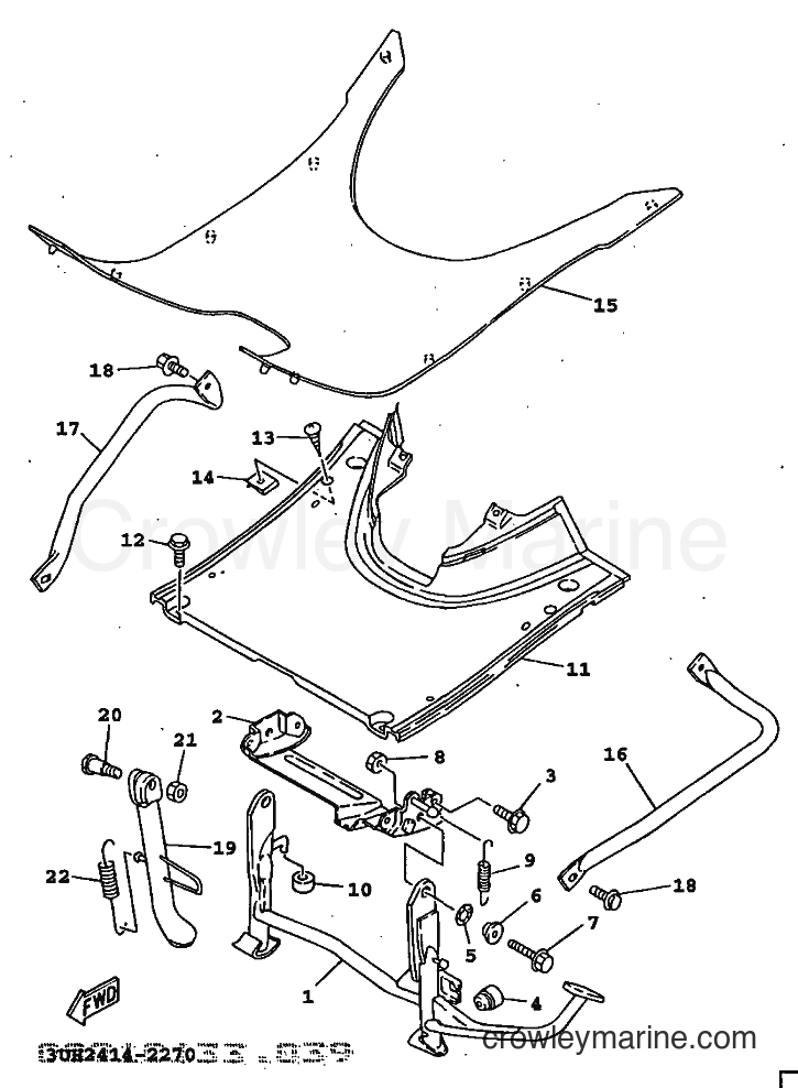 1997 Scooter XC150LC - XC150LC (5EE2) [999] - STAND & FOOTREST