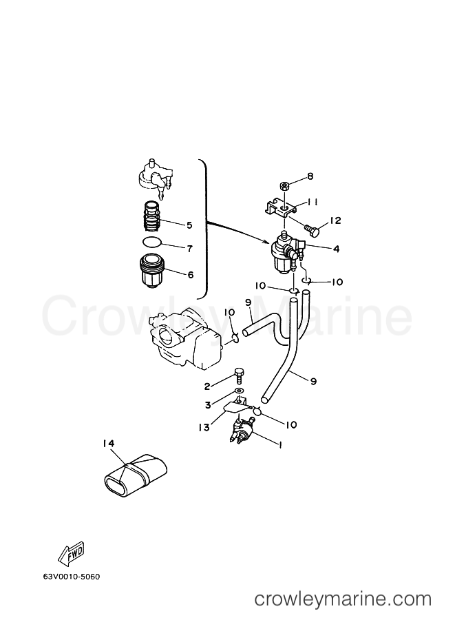 Yamaha Motors 9.9F (63V) [030] - FUEL