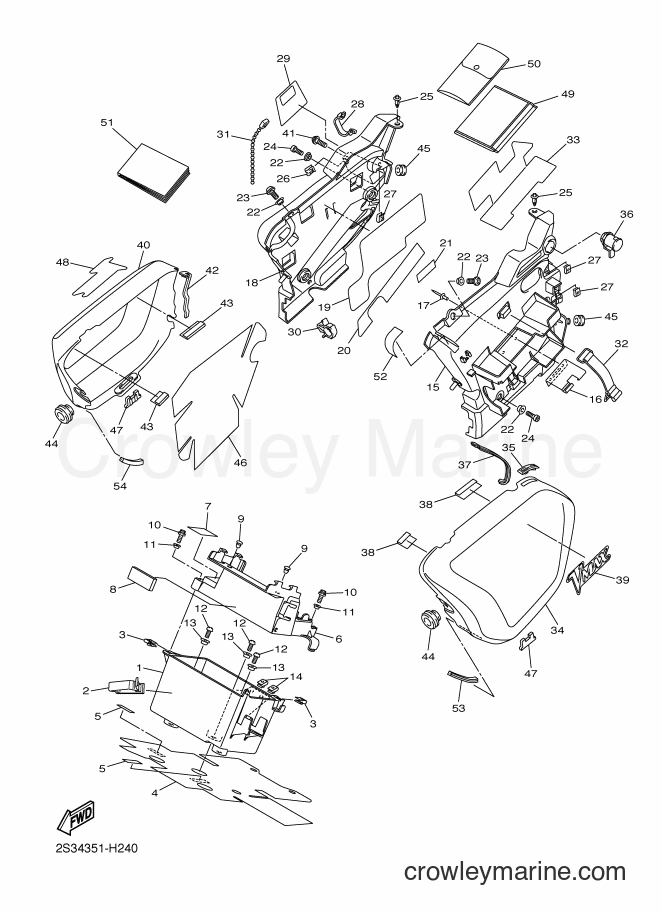 Yamaha Motors VMAX (2S34) [010] - SIDE COVER 2