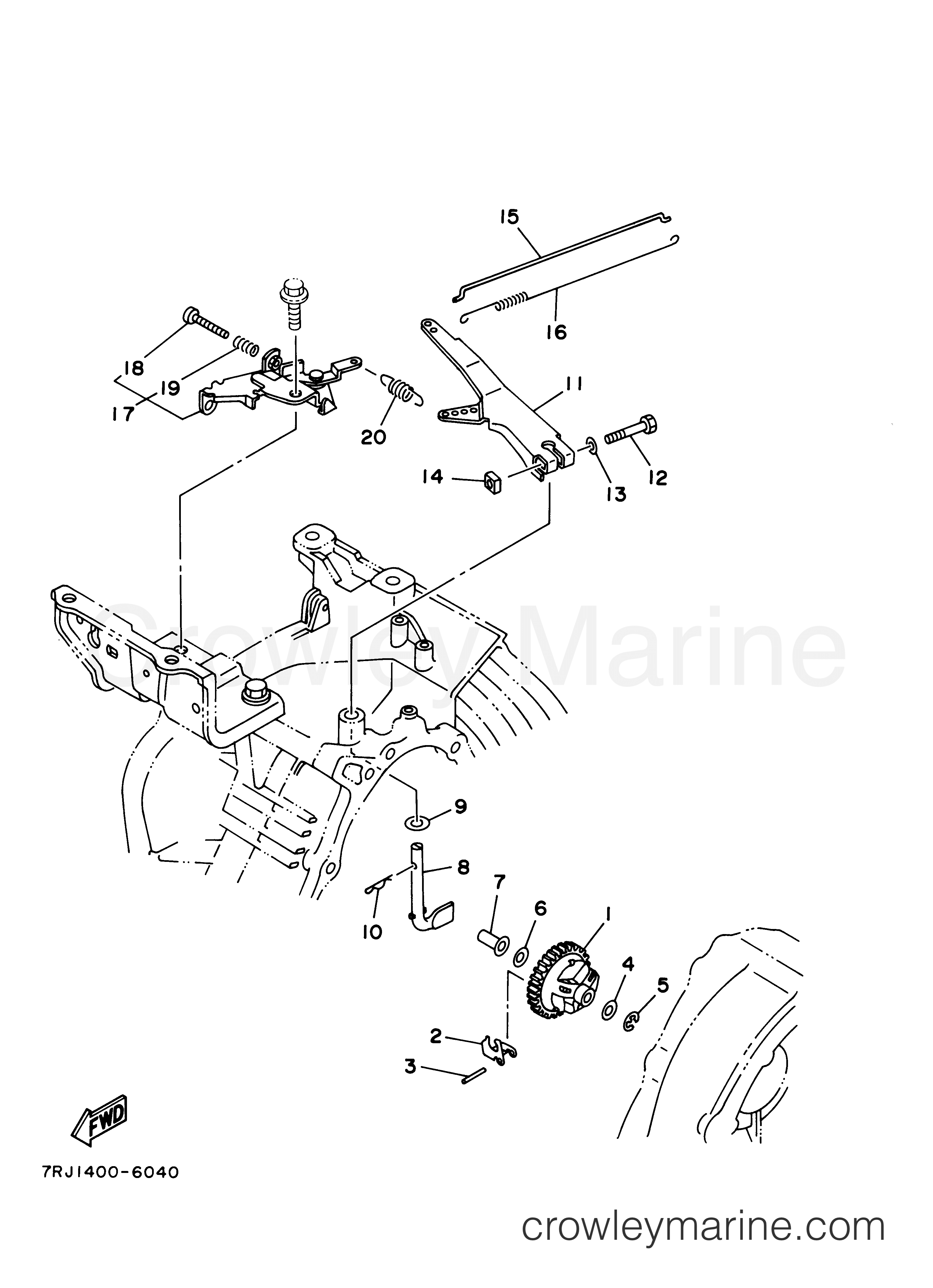 Yamaha Motors EF6600AX - GOVERNOR