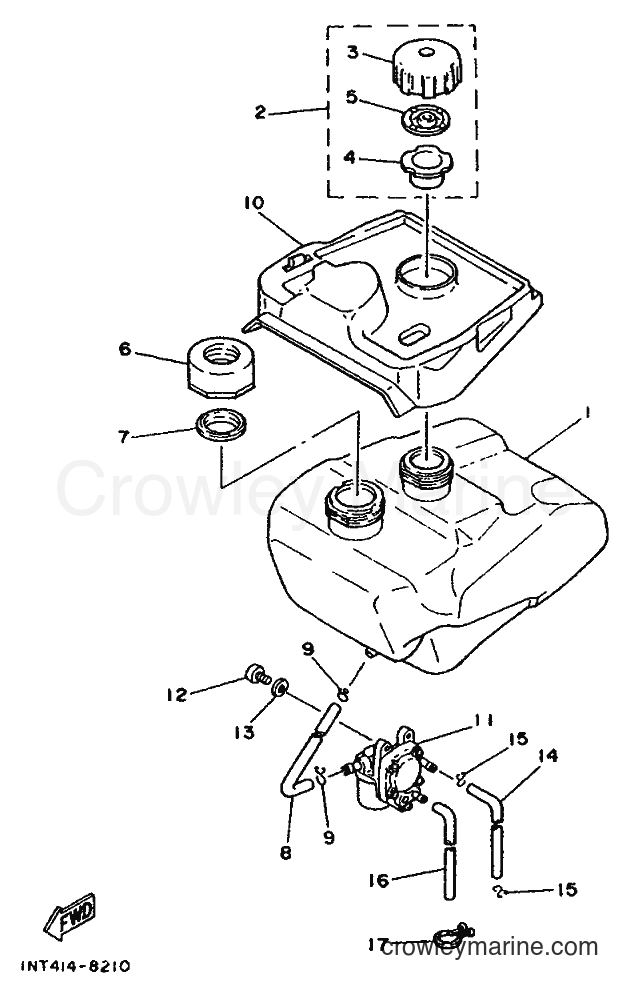 1993 Scooter CT50S - CT50S (3NT9) [999] - FUEL TANK
