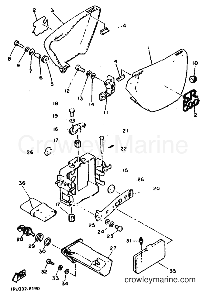 Yamaha Motors SR500 (3EB2) [999] - SIDE COVER