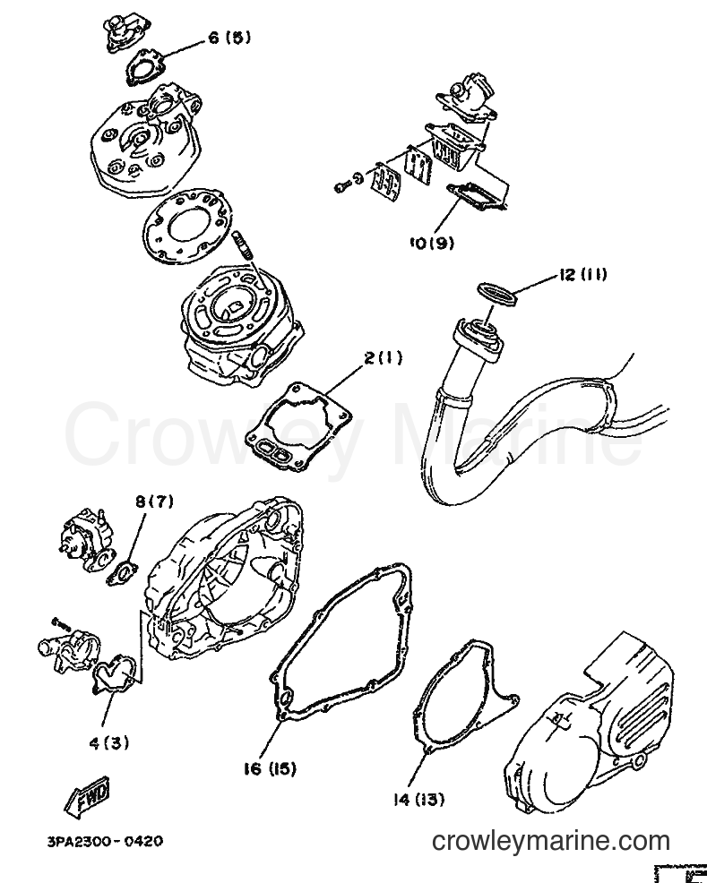 Yamaha Motors TZR125 (3PB3) [999] - ALTERNATE FOR ENGINE