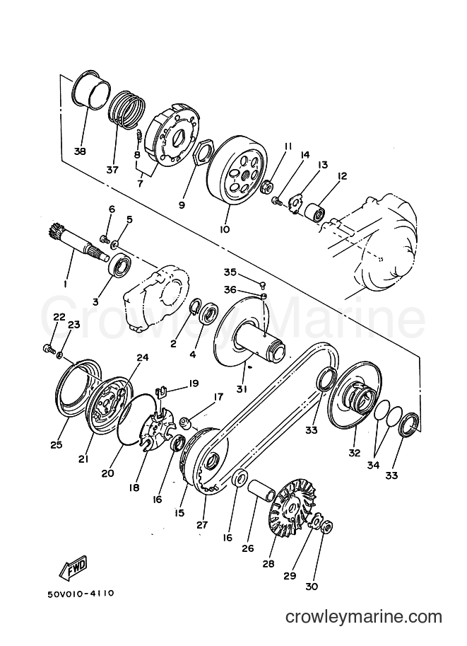 1992 Scooter XC125 - XC125 (3TE2) [999] - CLUTCH