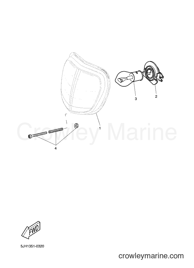 Yamaha Motors EW50 (5JH5) [040] - HEADLIGHT