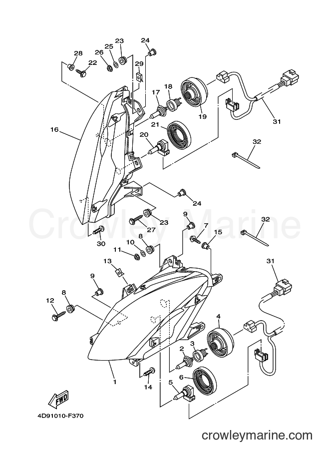 Yamaha Motors YP250 (4D94) [010] - HEADLIGHT