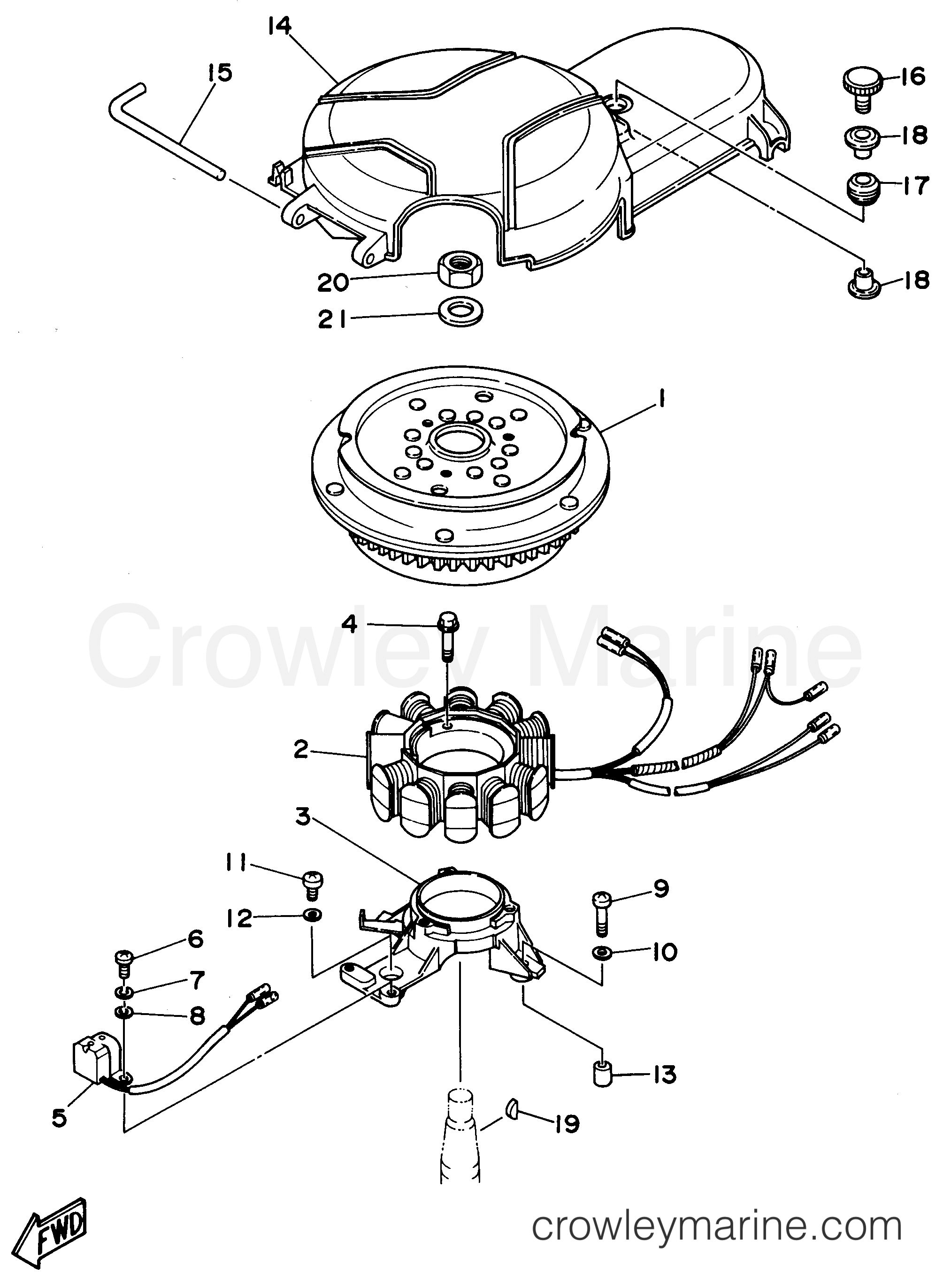 Yamaha Motors T9.9ELRU - GENERATOR