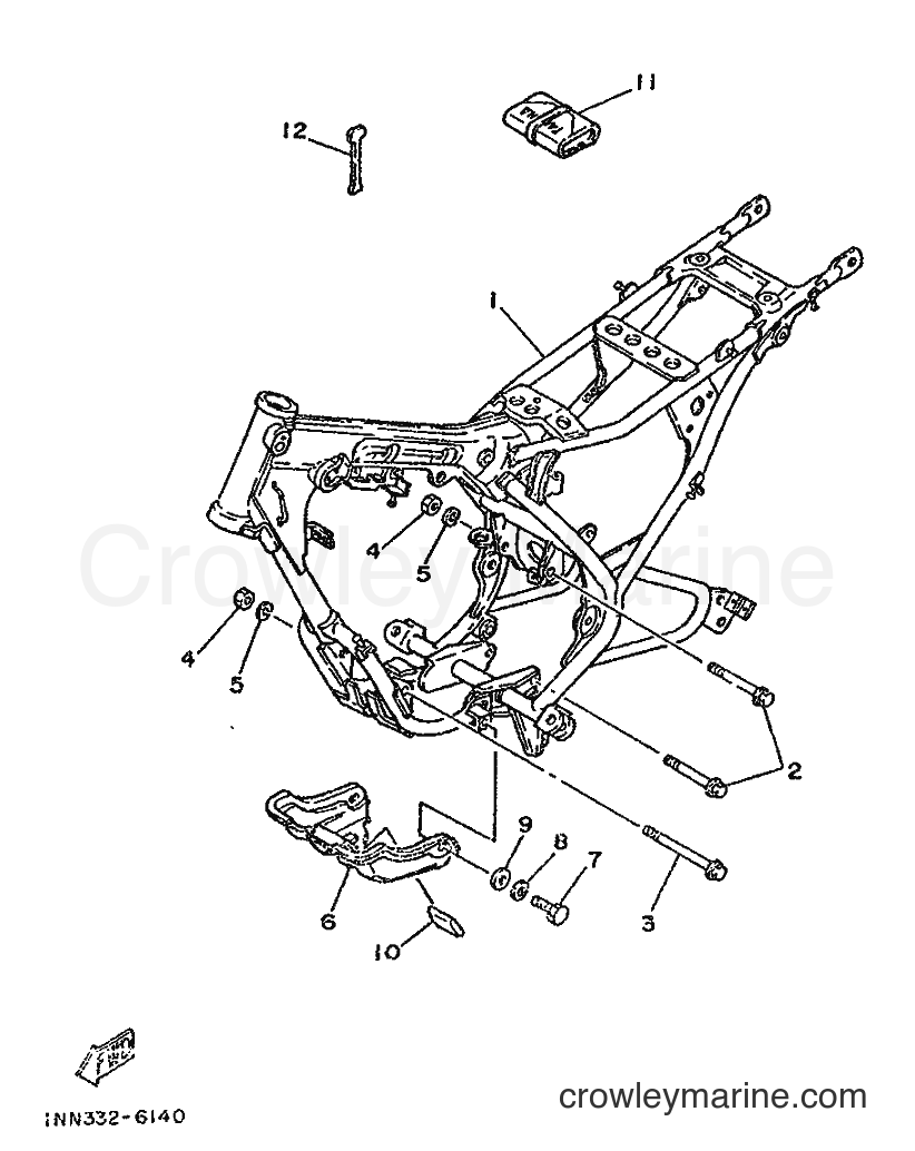 1986 Scooter DT50M - DT50M (1NN) [999] - FRAME