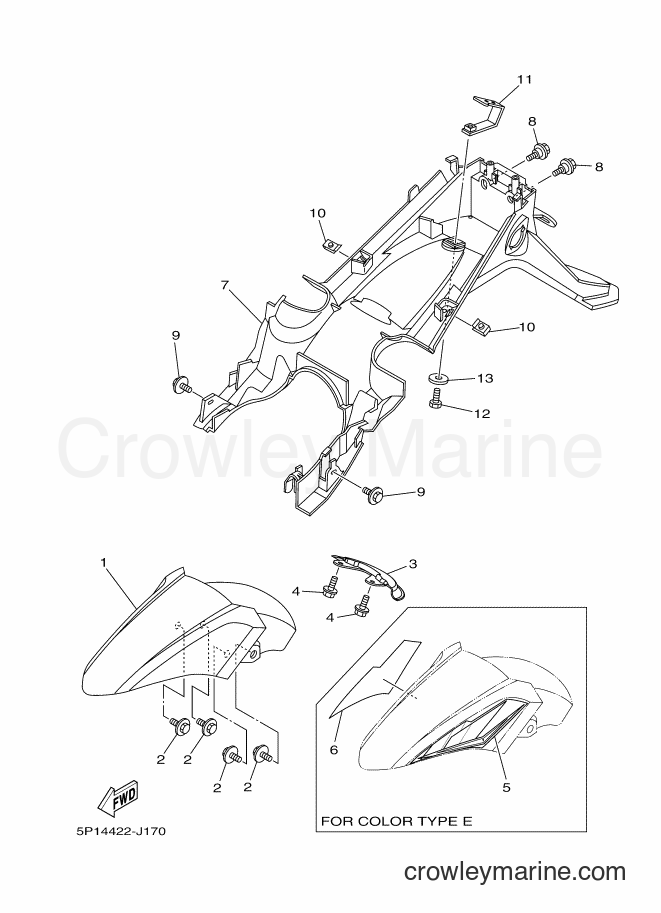 Yamaha Motors AT135 (5P14) [010] - FENDER