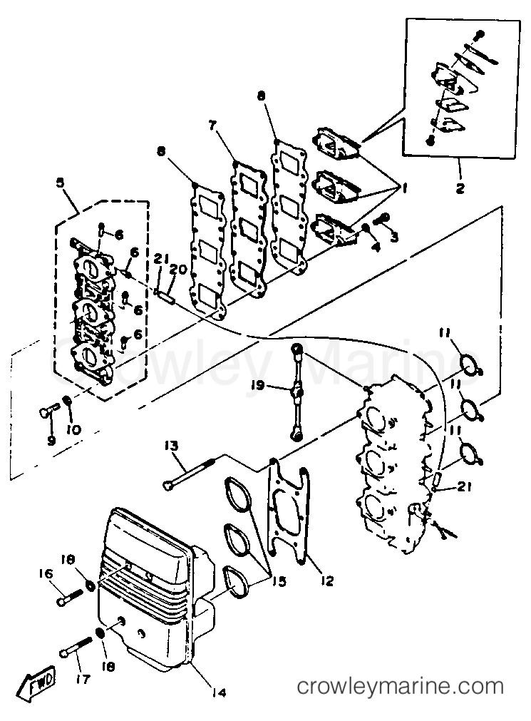 Yamaha Motors 50TLHR - INTAKE