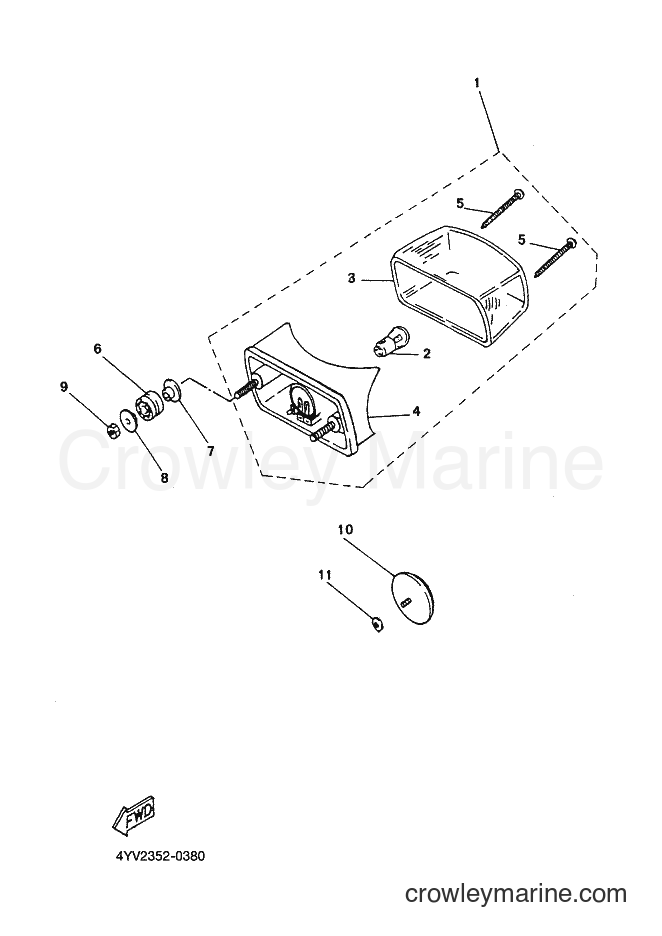 2001 Scooter TZR50 - TZR50 (4YV4) [010] - COWLING 2