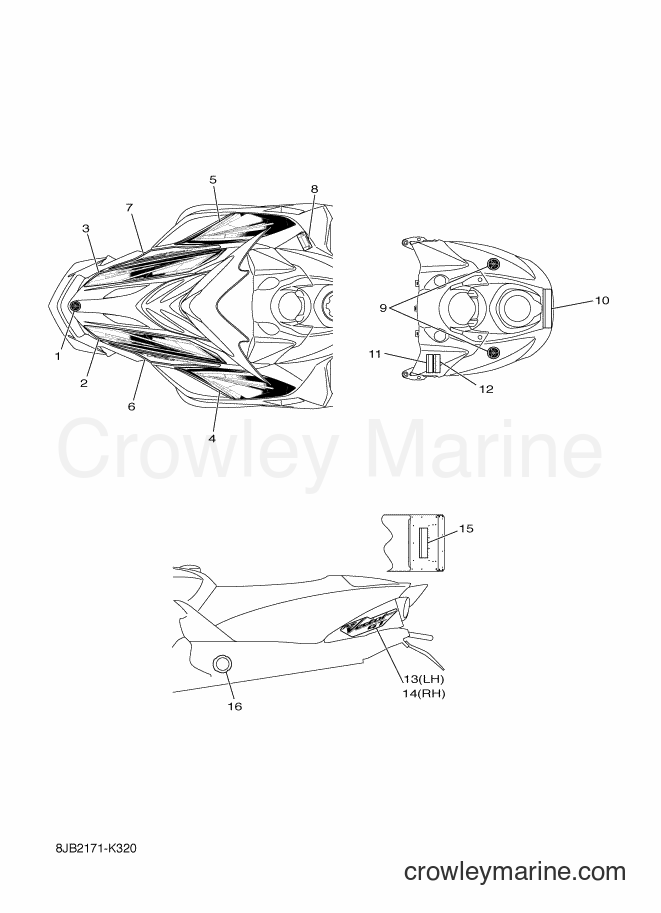 2011 Snowmobile RS10STGT - RS10STGT (8JB2) [020] - EMBLEM