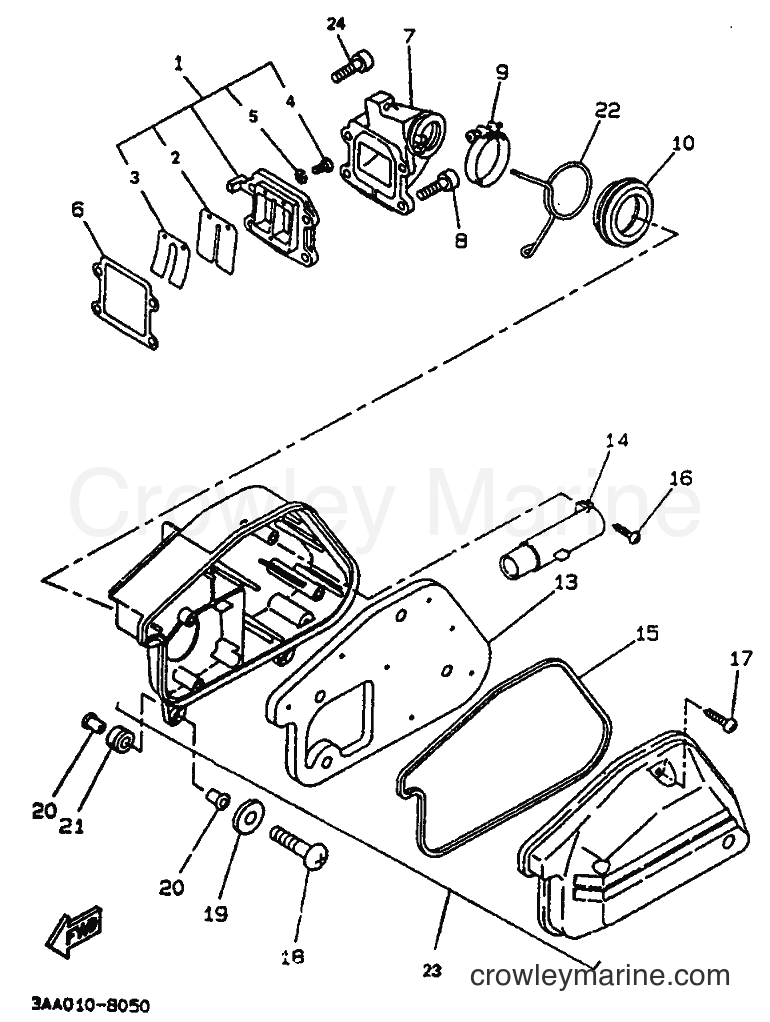 1992 Scooter CW50 - CW50 (4EY1) [999] - INTAKE