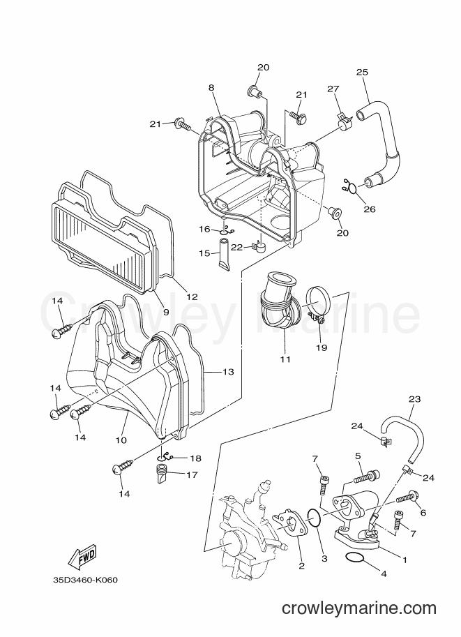 Yamaha Motors T115SE (31B5) [010] - INTAKE