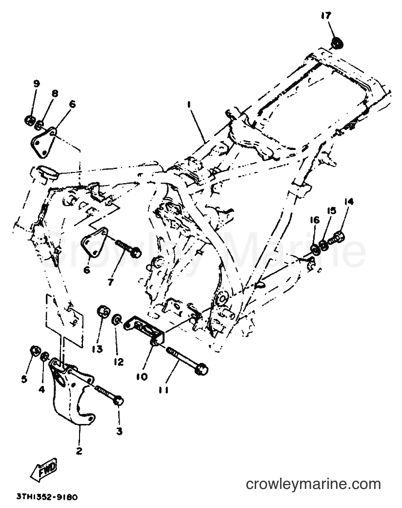 1994 Street Bike SR250 - SR250 (3TH2) [999] - FRAME