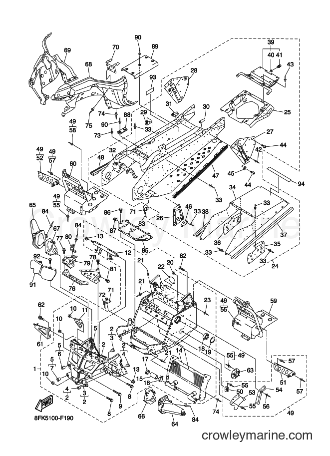 Yamaha Motors RS10M (8FK6) [010] - FRAME 1