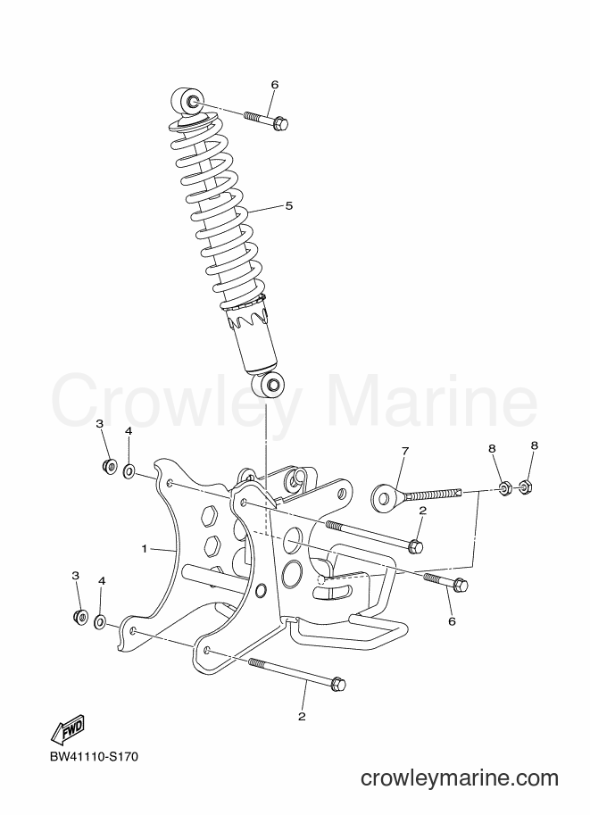 2019 ATV YFZ50 - YFZ50 (BW4A) [010] - REAR ARM