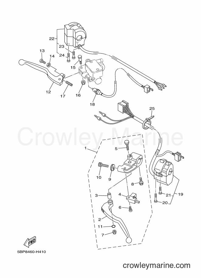 2009 Street Bike SX-4 - SX-4 (5BP9) [010] - HANDLE SWITCH & LEVER