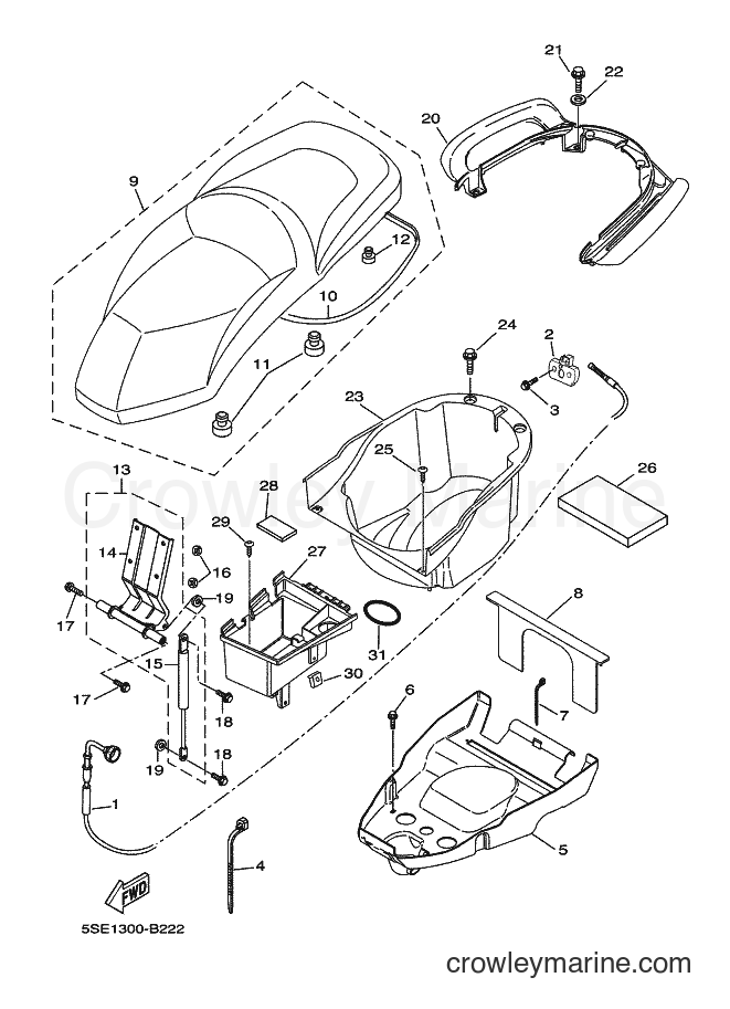 2002 Scooter VP300 - VP300 (5SE2) [010] - SEAT