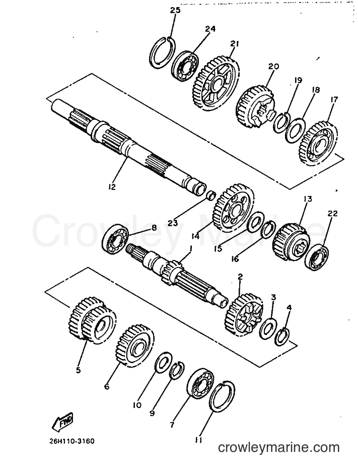 1990 Cruiser XVZ13TD - XVZ13TD (3JS2) [999] - TRANSMISSION