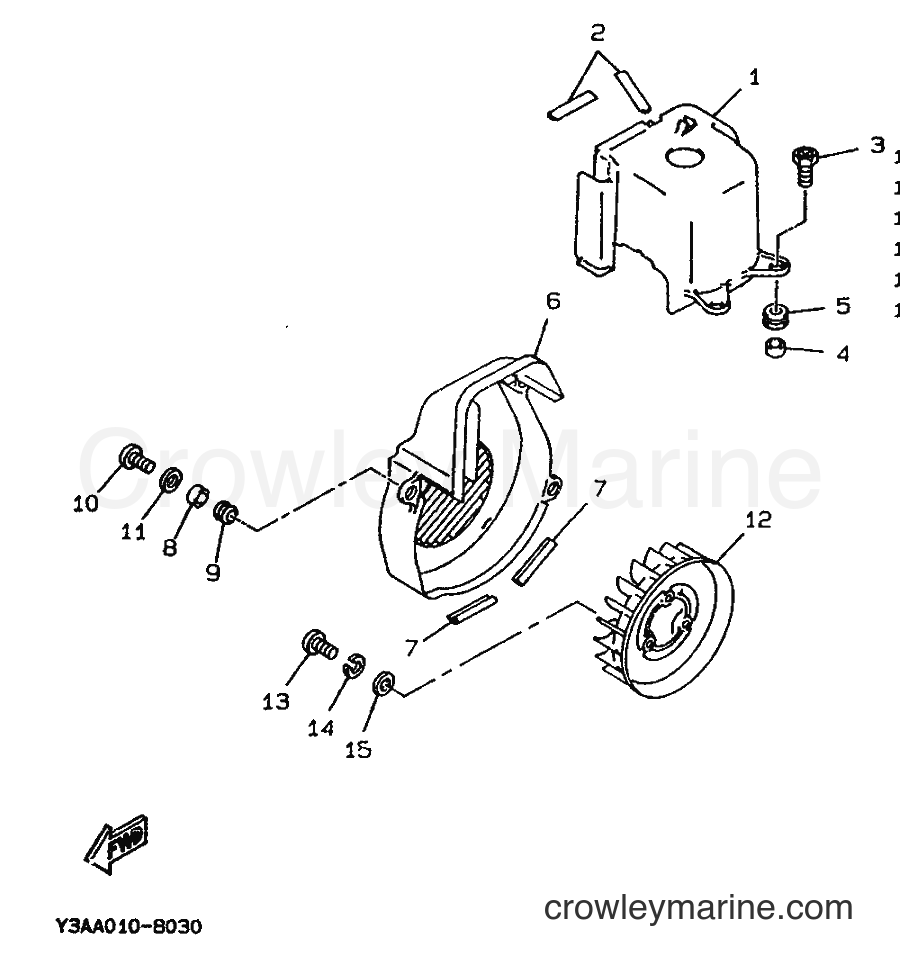 Yamaha Motors CW50 (3VL1) [999] - AIR SHROUD & FAN