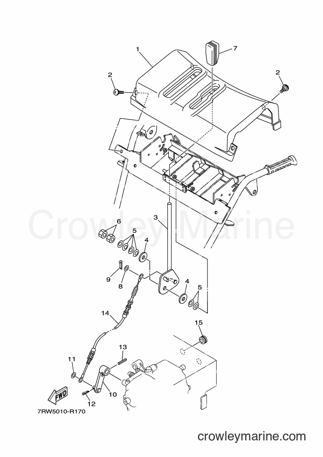 Yamaha Motors YT1070 (7RW5) [010] - CONTROL BOX