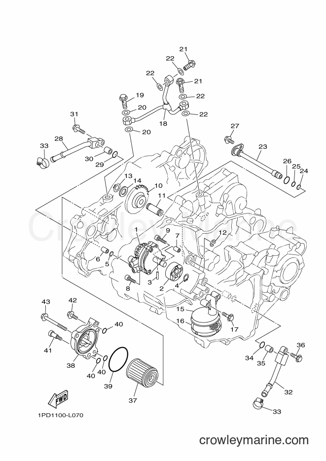 2012 ATV YFZ450 - YFZ450 (1PD2) [010] - OIL PUMP