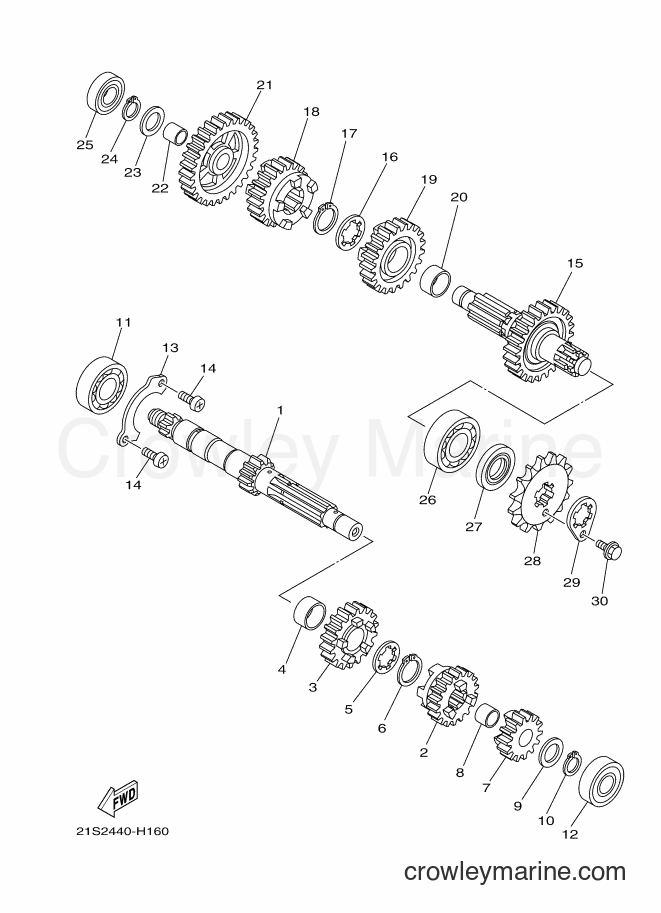 2009 Scooter T135HC - T135HC (5P71) [010] - TRANSMISSION