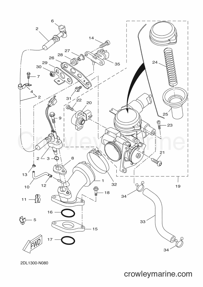 Yamaha Motors YP250RA (2DL2) [020] - INTAKE