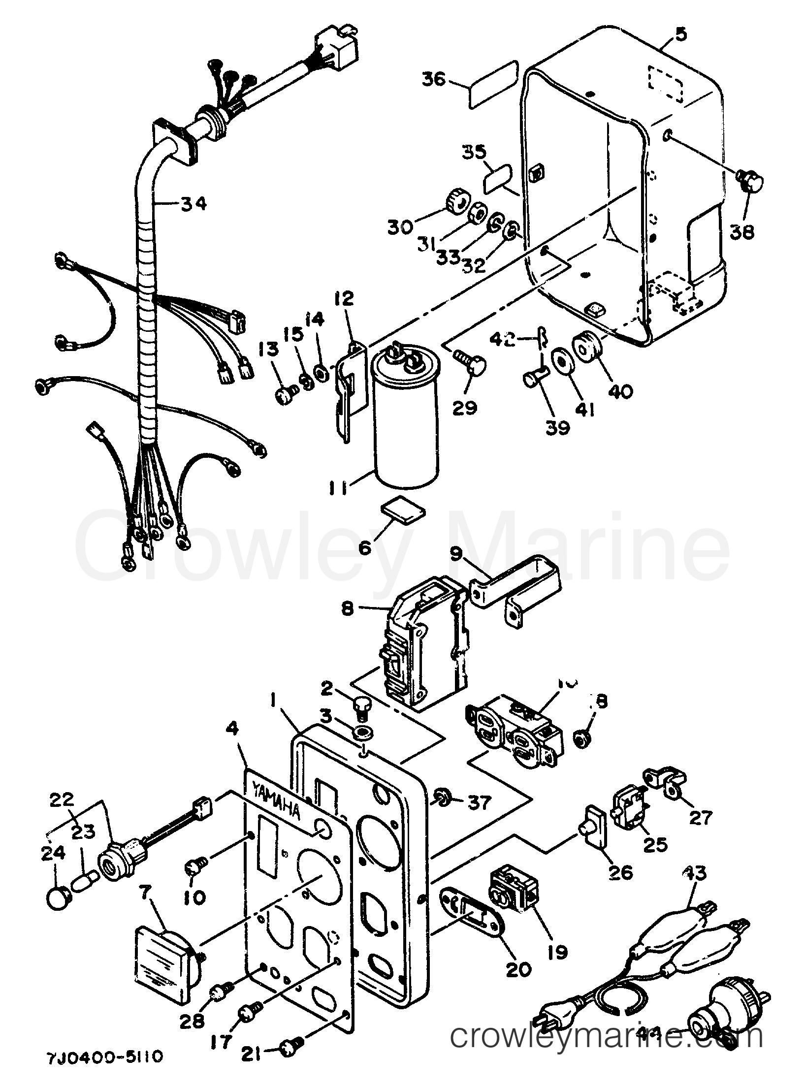 Yamaha Motors EF2000 - CONTROL BOX (800101~)