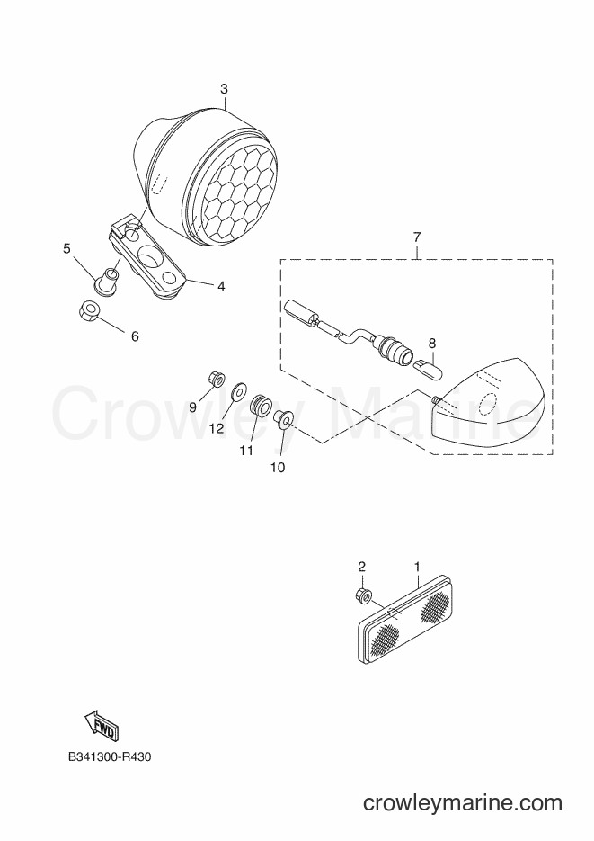 2017 Street Bike MTM690 - MTM690 (B347) [070] - TAILLIGHT