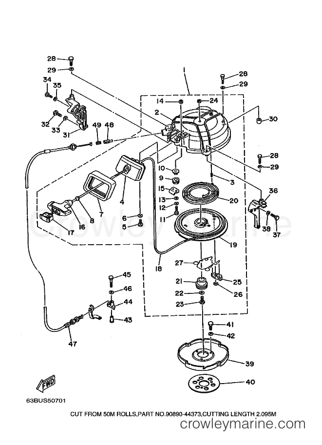 Yamaha Motors 40VEO (63C) [030] - STARTER