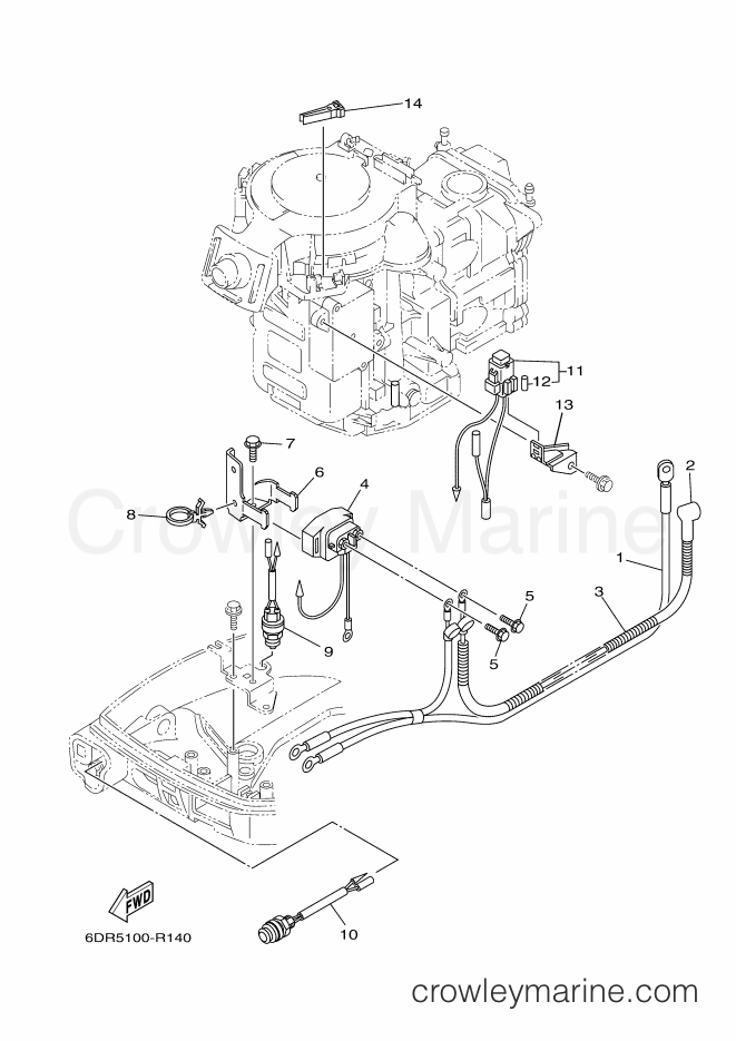 Yamaha Motors F9.9LEHB-2017 (6DR5) [180] - ELECTRICAL 2