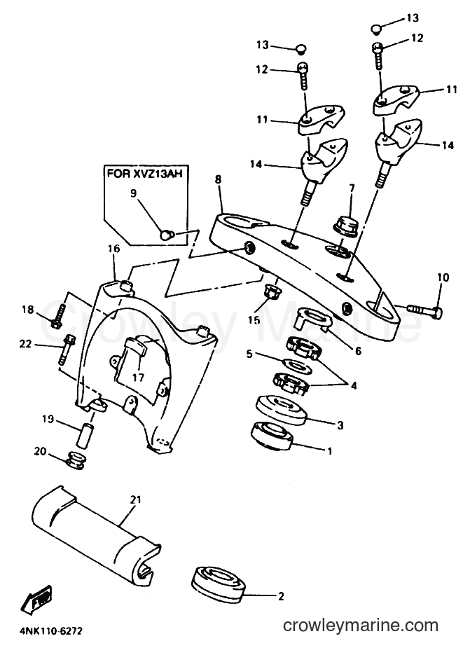 1996 Cruiser XVZ13A - XVZ13A (4NK3) [010] - STEERING