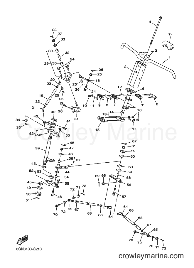 Yamaha Motors RPZ50S (8GNC) [010] - STEERING
