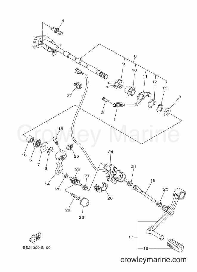 2018 Street Bike MTN850D - MTN850D (B6C3) [010] - SHIFT SHAFT